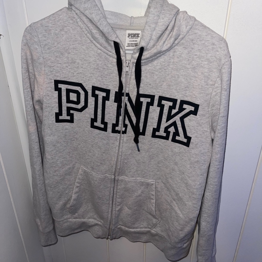 Large Victoria Secret PINK sweater in grey